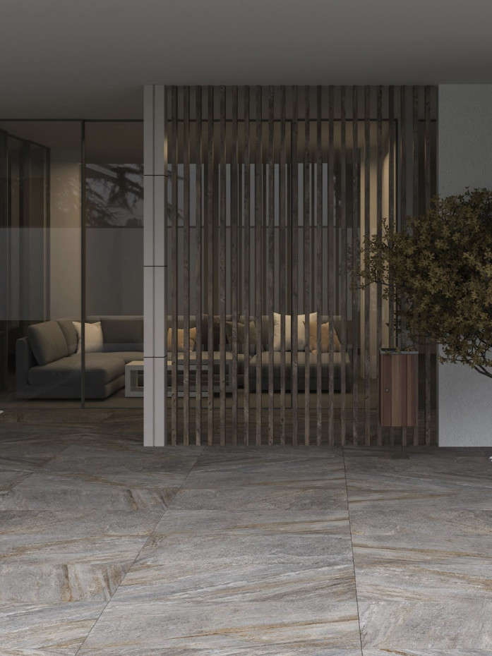 Indiana Multicolour Outdoor Porcelain Paving Slab - 1200x600x20mm