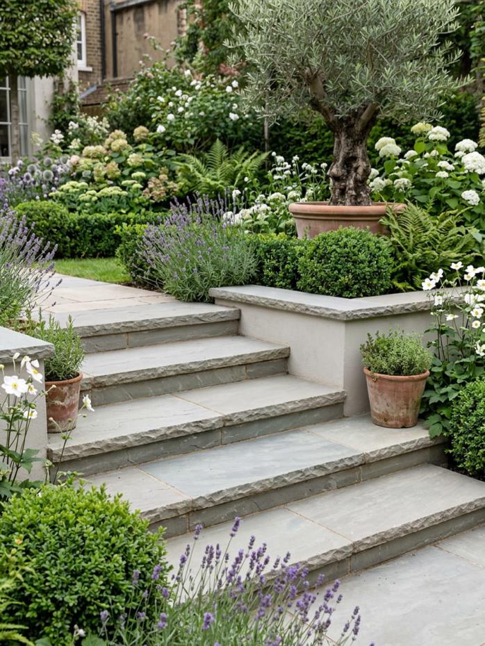 Kandla Grey Sandstone Wall Coping & Steps - 900x400x40mm