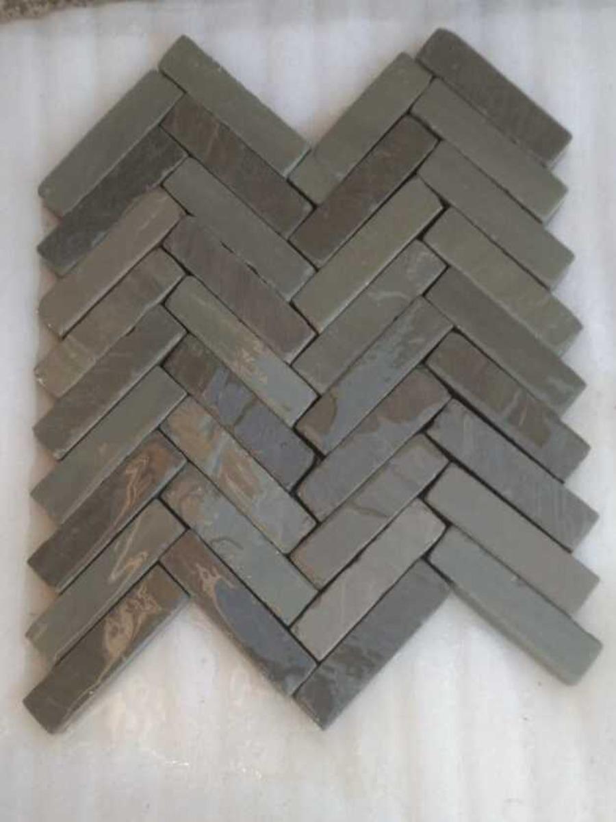 Kandla Grey Outdoor Sandstone Pavers - 200x50x40mm