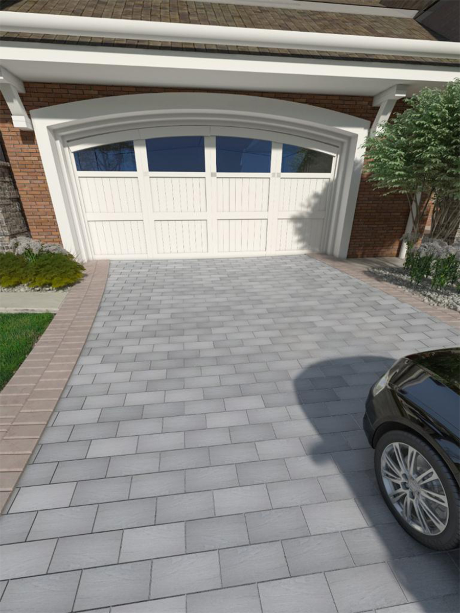 Kandla Grey Porcelain Cobbles - 200x100mm