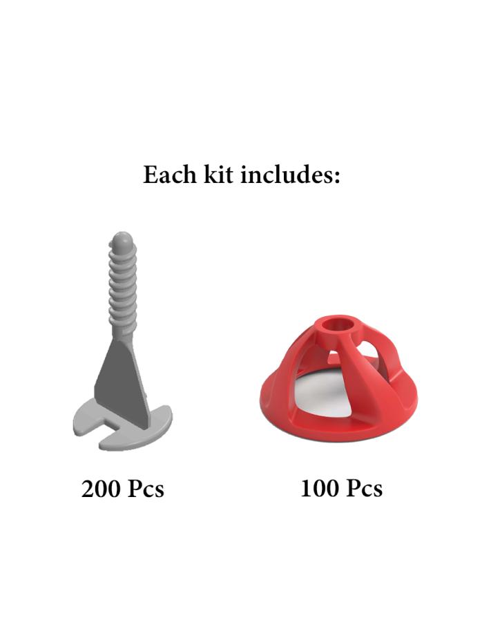 Twister Plus 2 Part Levelling System - 4mm Kit