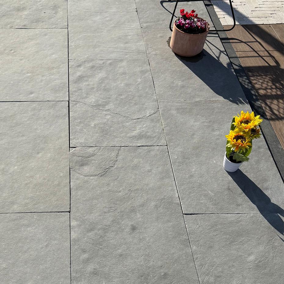 Cathedral Grey Tumbled Limestone - 900x600mm