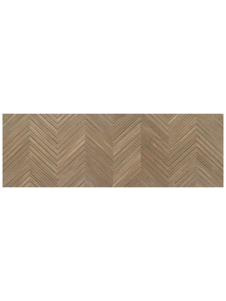 Larchwood Ipe Zig Slat Wood Wall Tile - 1200x400mm
