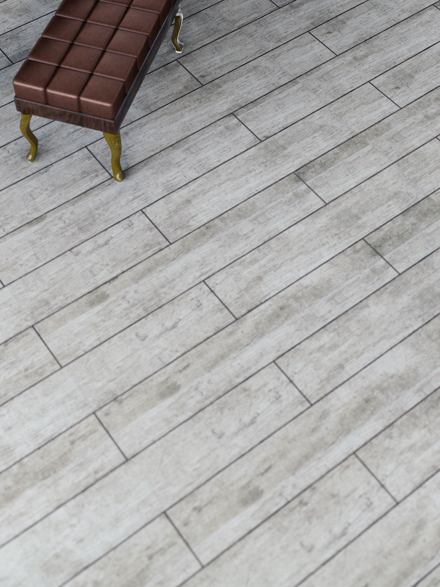 Lata Gris Wood Effect Floor Tile - 900x150(mm)