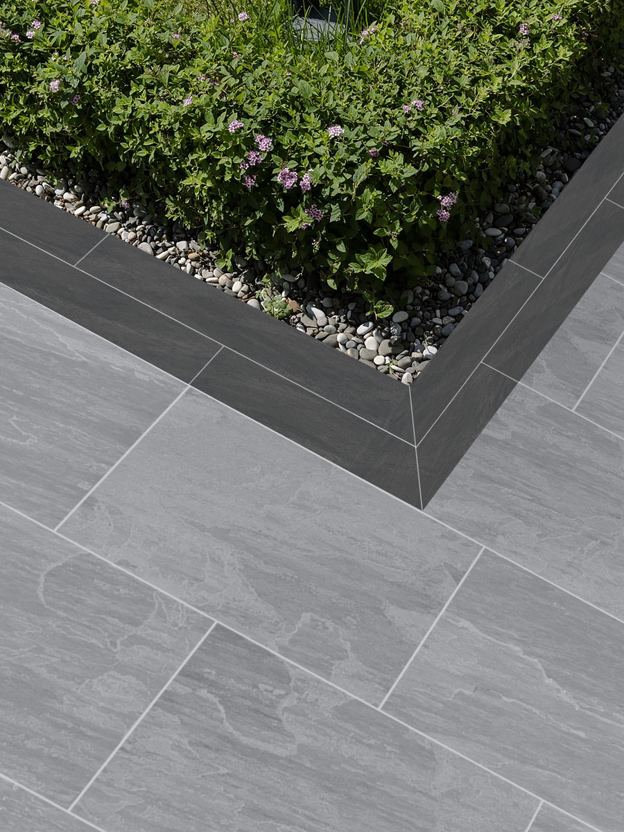 Anthracite Porcelain Edging - 900x200x20mm