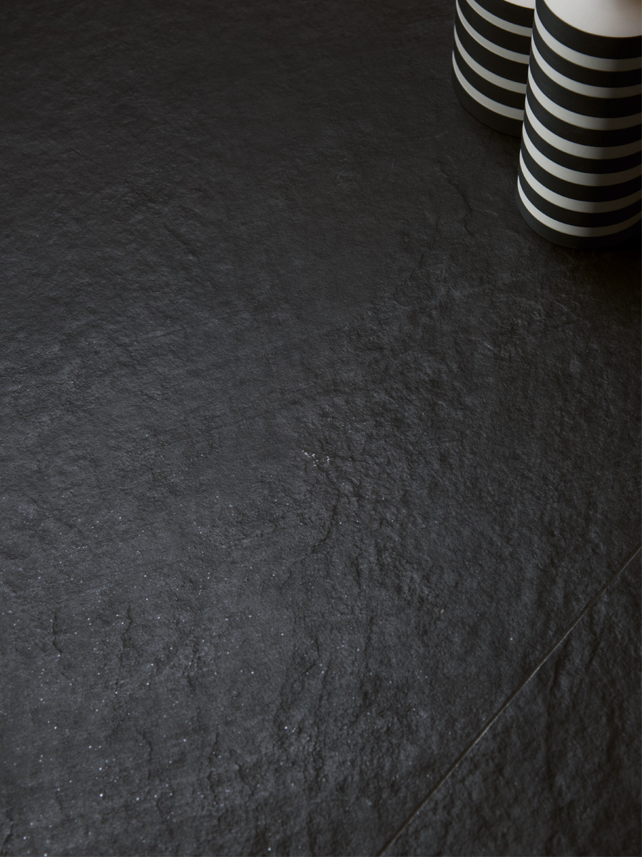 Italian Lavagna Black Indoor Wall & Floor Tiles - 600x600(mm)