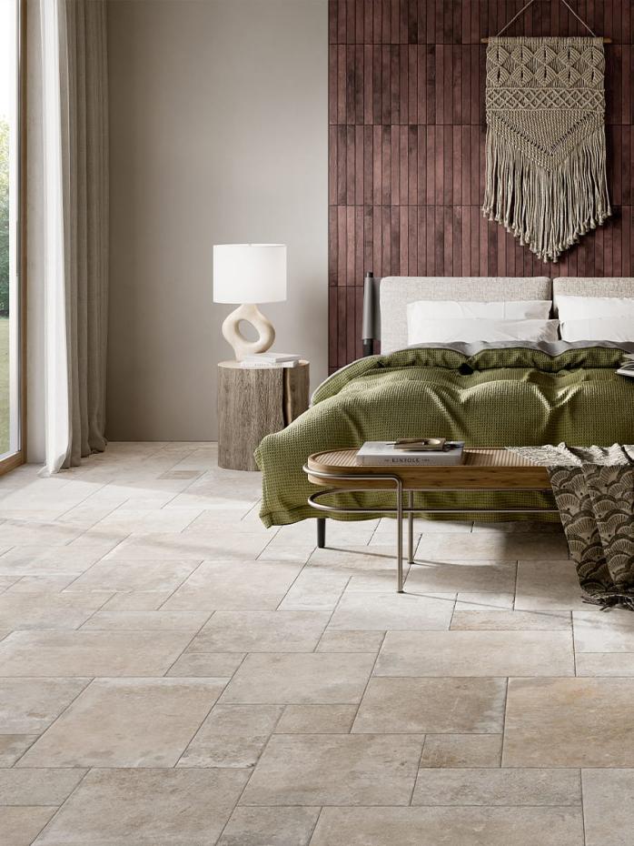 Lincoln Ivory Modular Pattern Tiles - Roman Opus