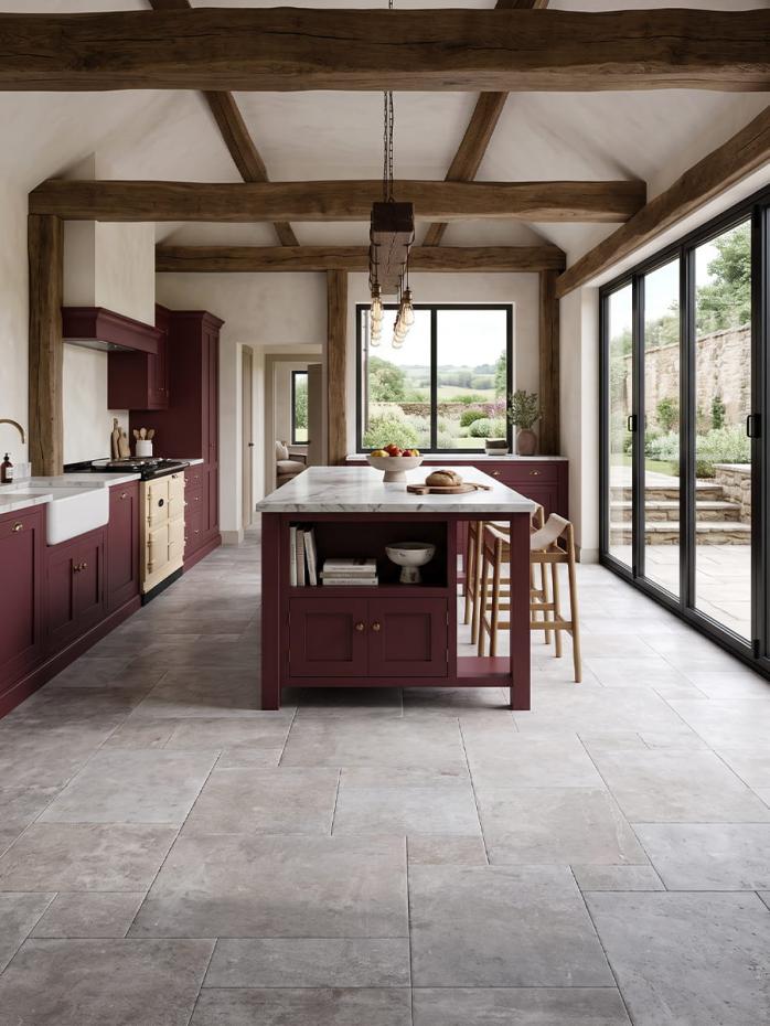 Lincoln White Italian Modular Pattern Tiles - Roman Opus