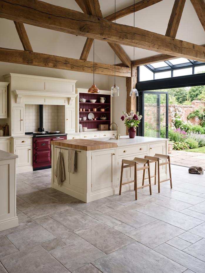 Lincoln White Italian Modular Pattern Tiles - Roman Opus