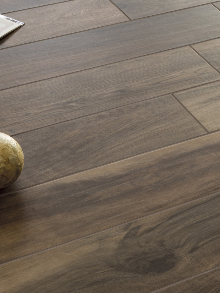 Living Noce Italian Wood Effect Floor Tile - 1000x205mm