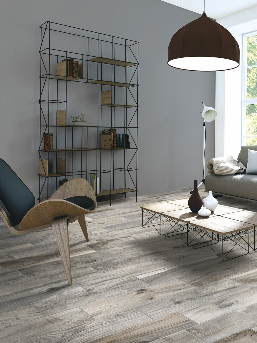 Living Tortora Italian Wood Effect Floor Tiles - 1000x205(mm)