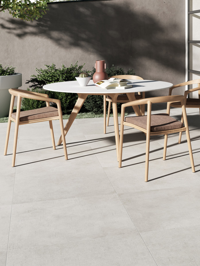 Luxury Italian Porcelain Outdoor Porcelain Paving Slabs White