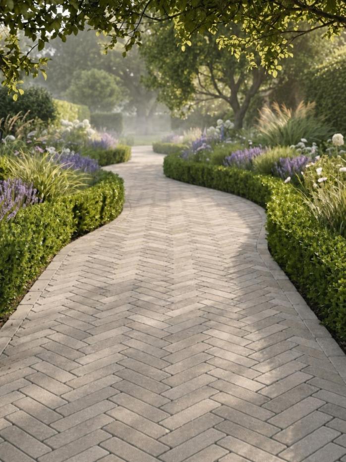 Lotis Tumbled Clay Pavers - 200x50x60mm