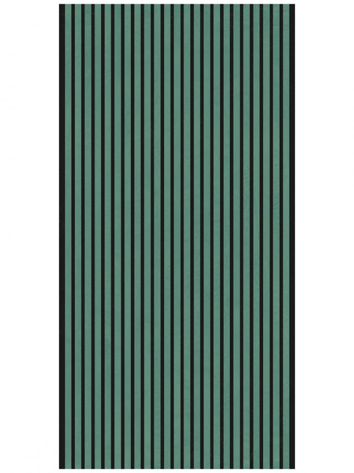 Ludo Nova Giado Nero Luxury Italian Fluted Wall Tile - 1200x600mm