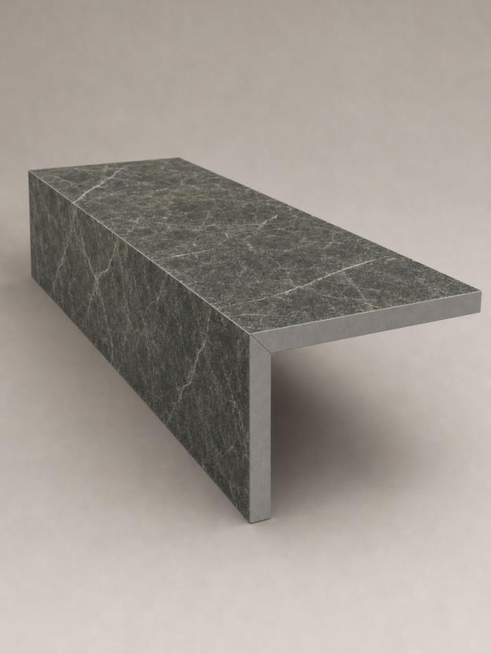 Lusso Verde Drop Face for Steps, Coping & Pool Edging - 1200x400x100mm