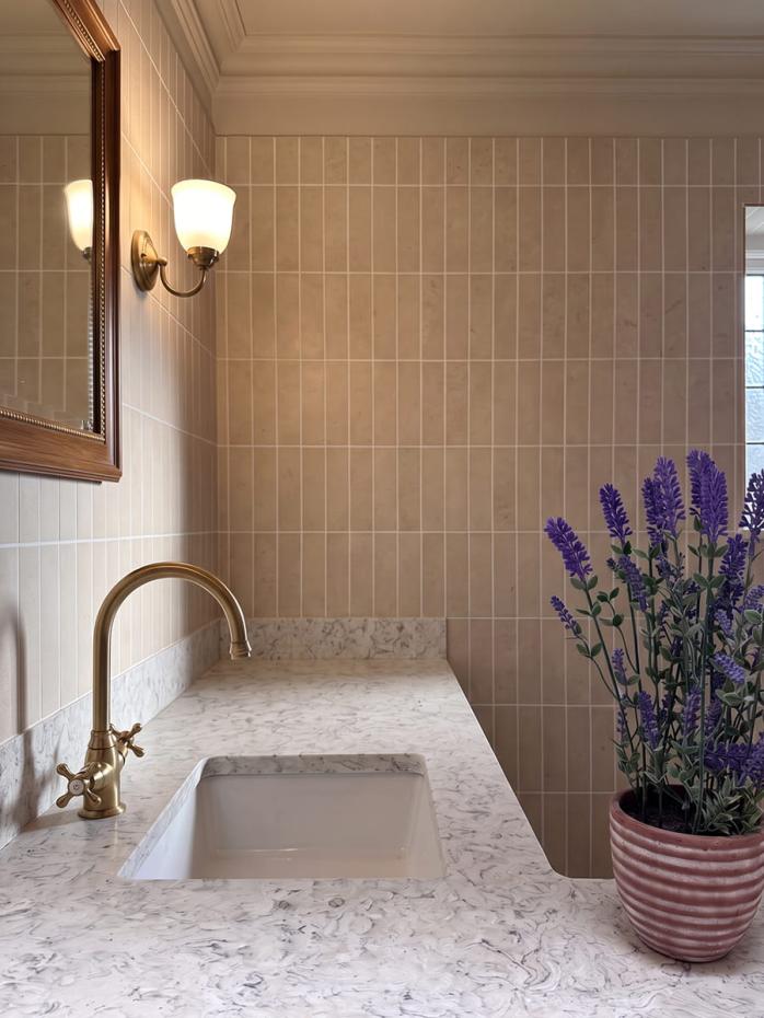 Lutezia Beige Limestone Paver Effect Porcelain - 48x200mm