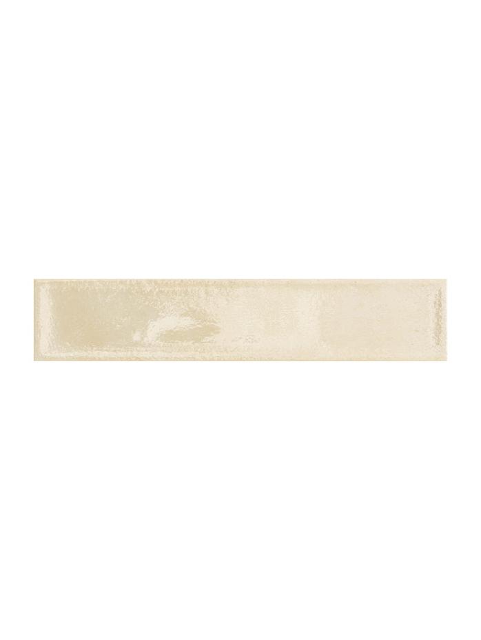 Madrid Beige Gloss Brick Effect Wall Tile - 50x250mm