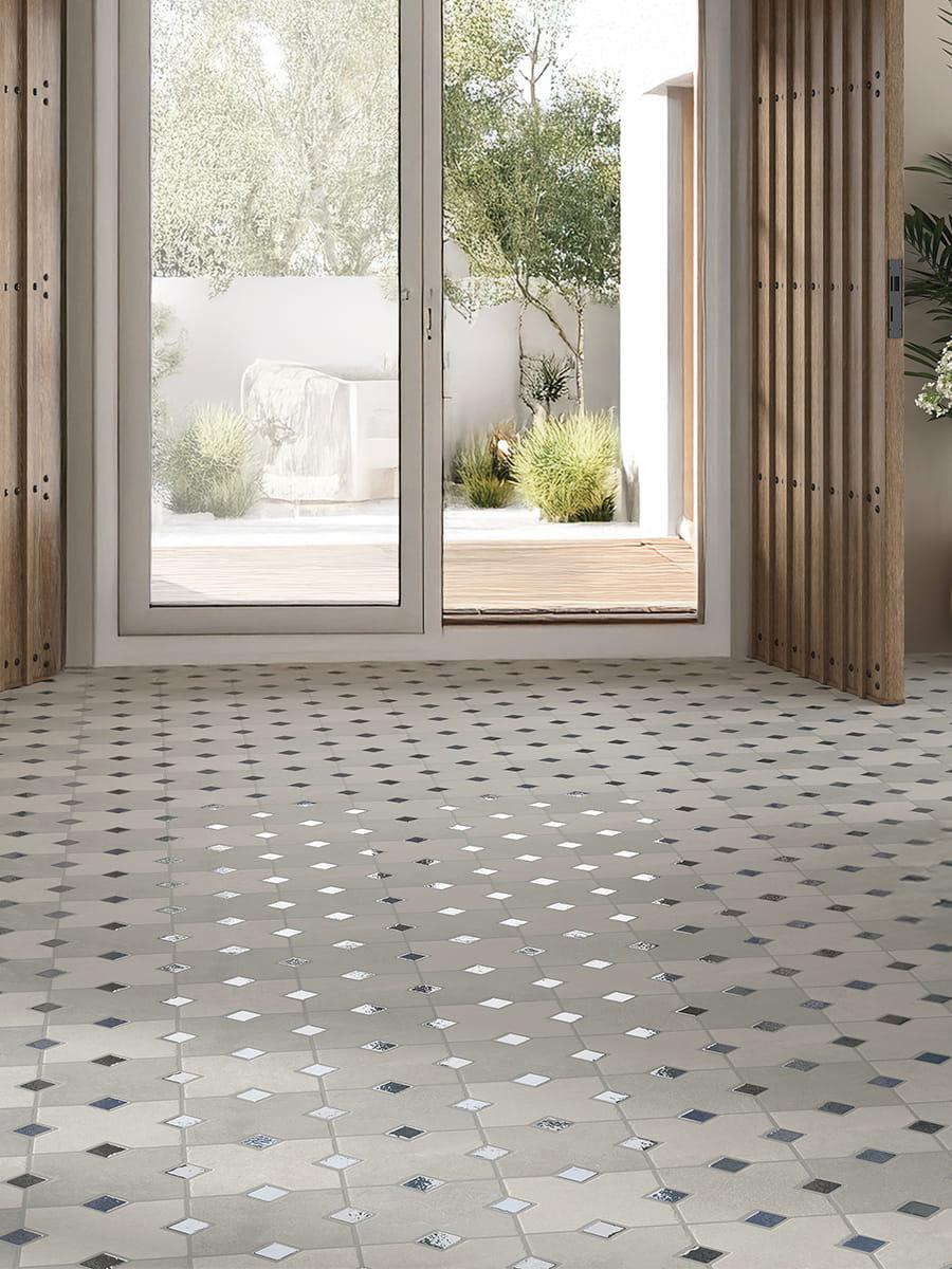 Malaga Grey Decor Tile - 600x400mm