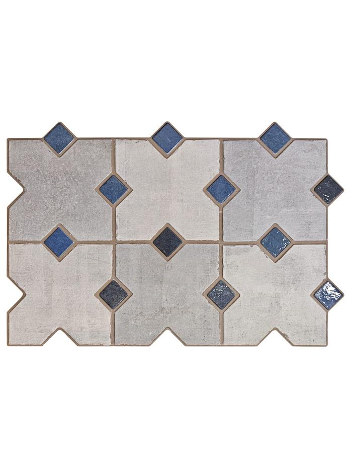 Malaga Grey Decor Tile - 600x400mm