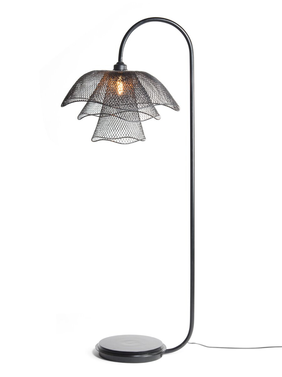 Mallawi Black Floor Lamp