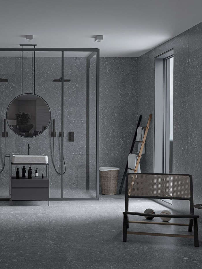 Hardblue Grey Porcelain Tile - 1200x600x9.5mm (LAST PACK)