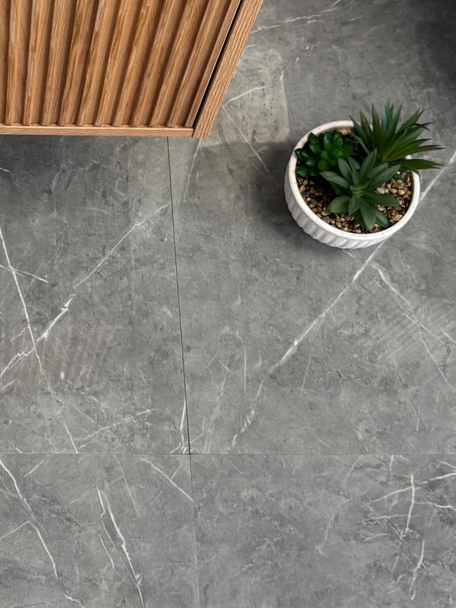 Marmo Pulpis Grey Porcelain Slabs - 600x600mm