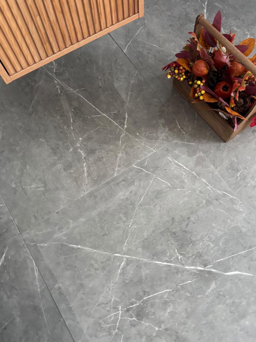 Marmo Pulpis Grey Porcelain Slabs - 600x600mm
