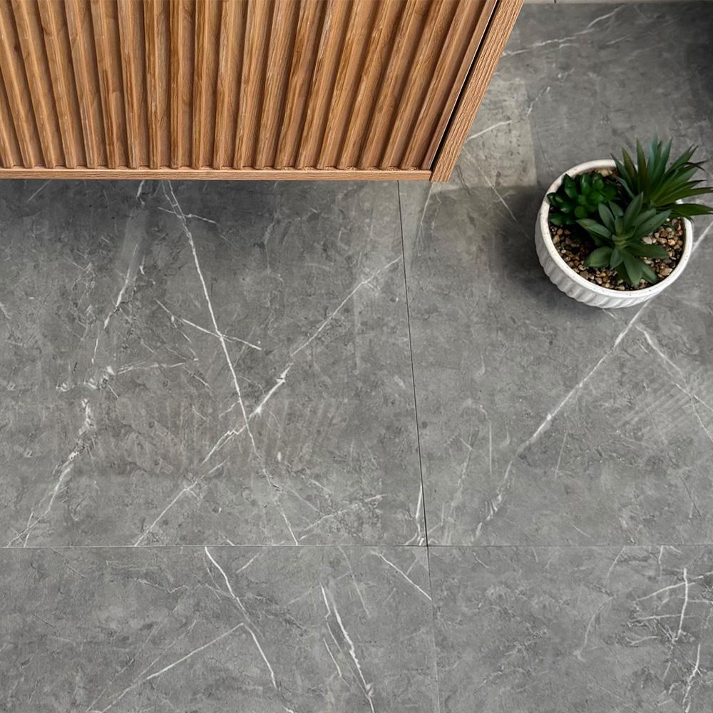 Marmo Pulpis Grey Porcelain Slabs - 600x600mm