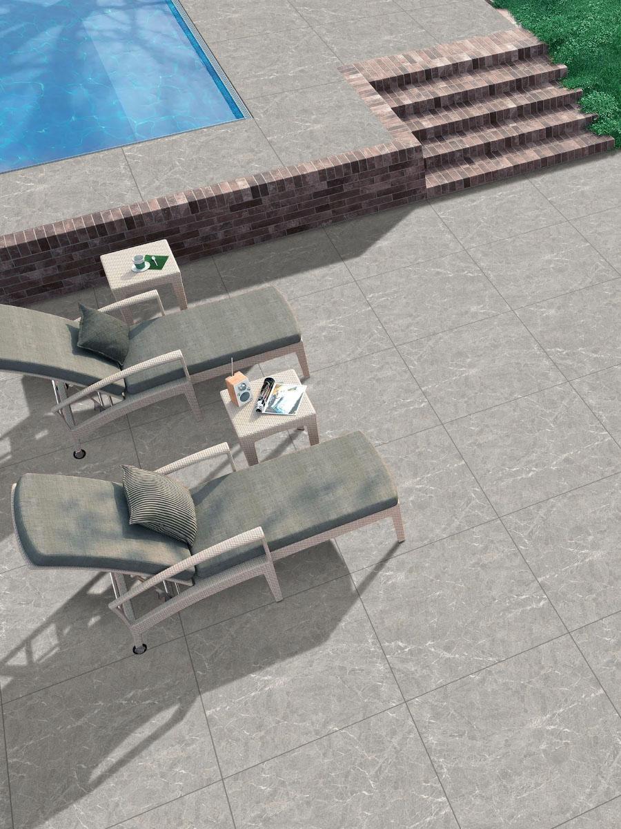 Marquina Grey Outdoor Porcelain Paving Slabs - 800x800x20mm Marquina Grey Outdoor Porcelain Paving Slabs - 800x800x20mm