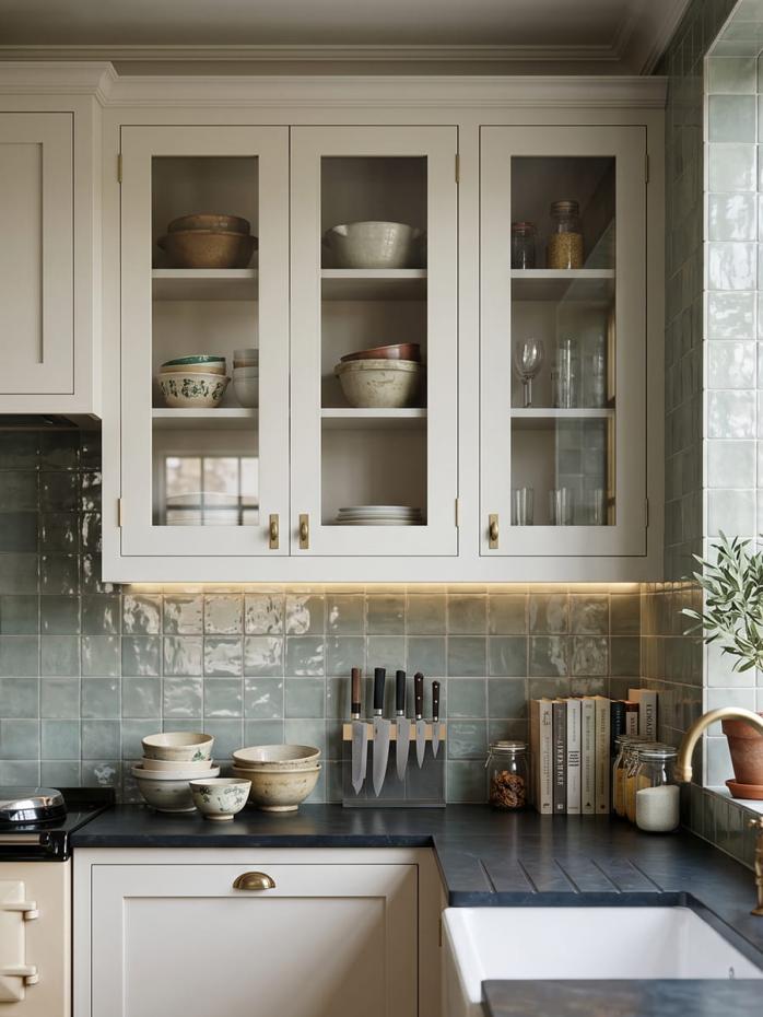 Marrakech Sea Water Zellige Porcelain Tile - 100x100mm