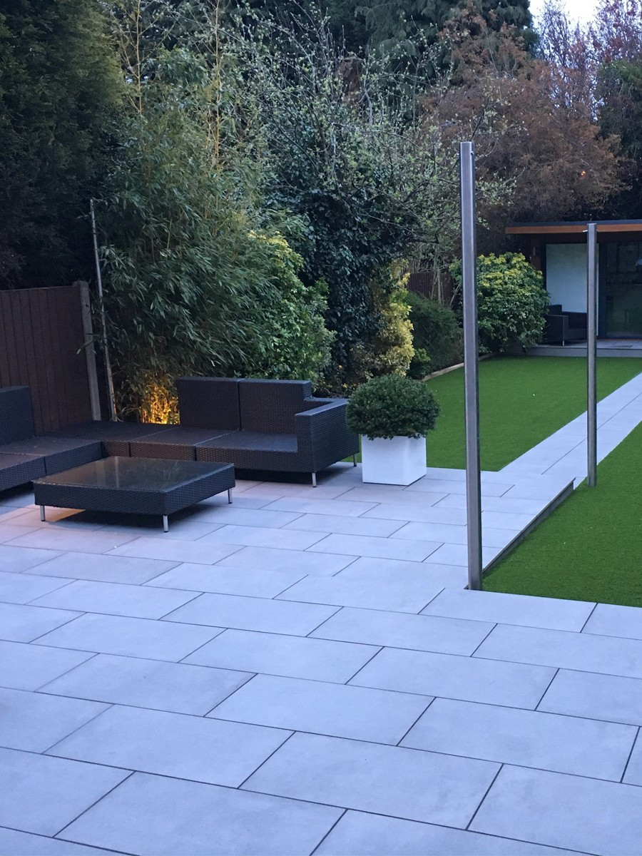 Milano Grey Virtue Outdoor Porcelain Paving Slabs - 900x600 Pack