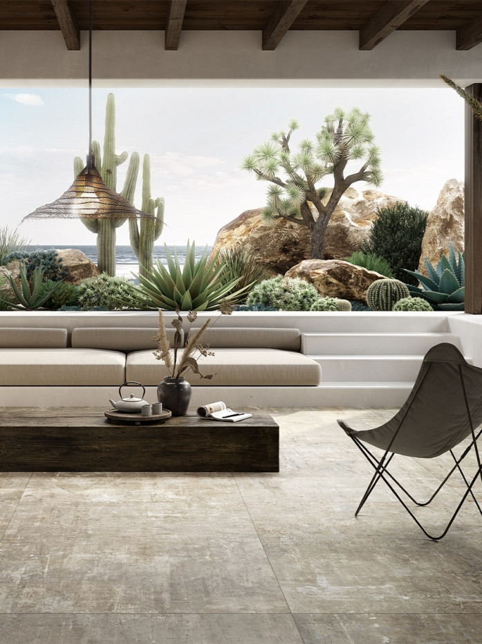 Murales Beige Italian Tile - 1000x1000x8.5mm