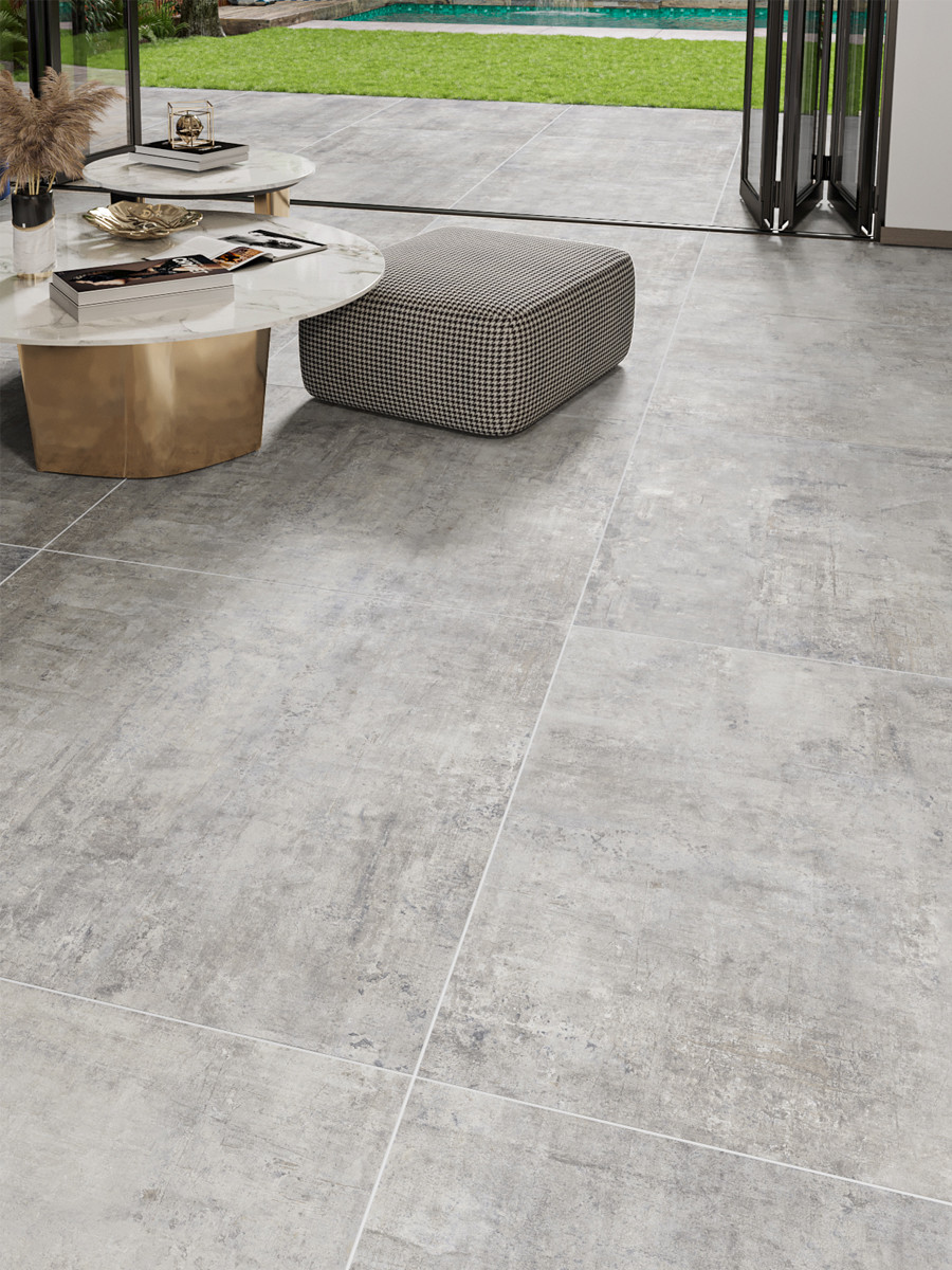 Murales Grey Italian Tile - 1000x1000x8.5mm