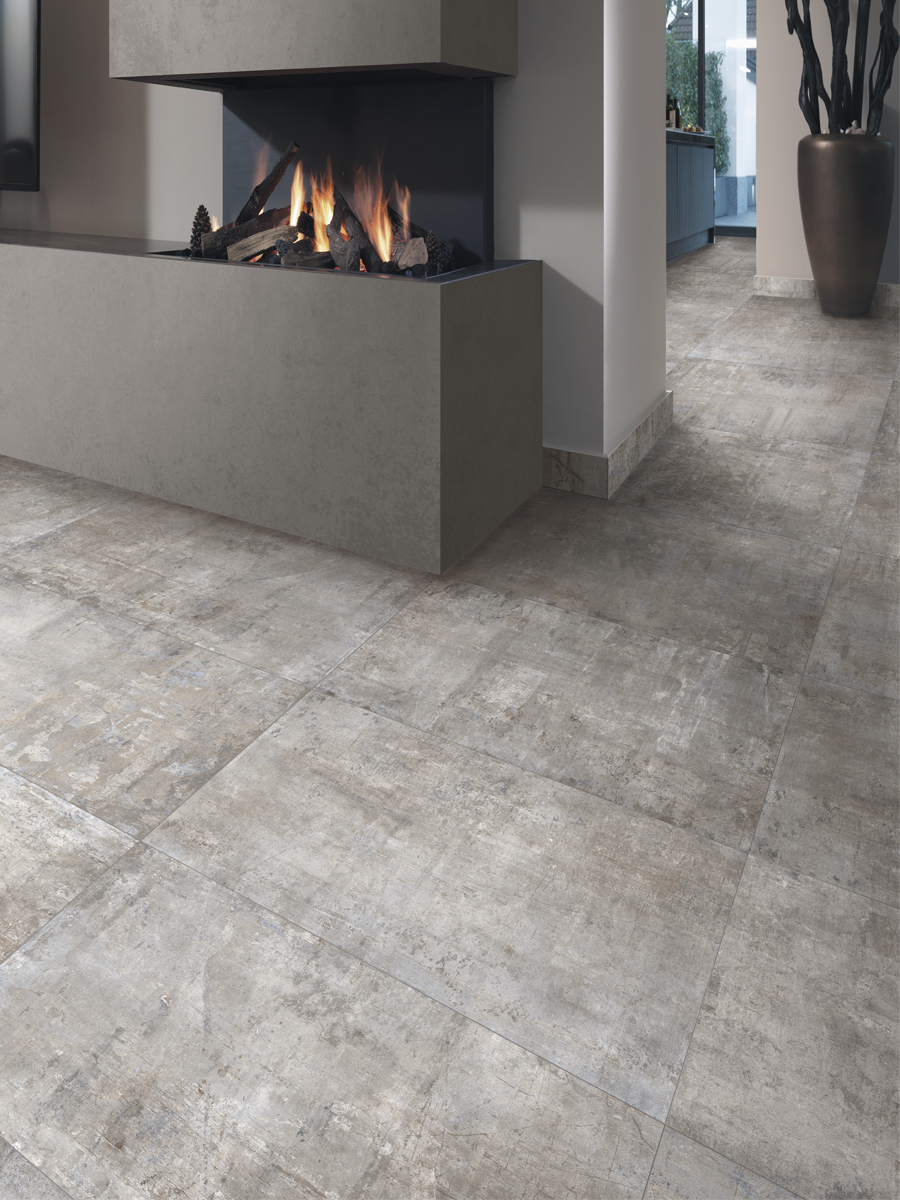 Italian Murales Grey XXXL Floor & Wall Tile - 1000x1000(mm)