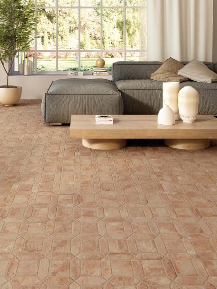 Murcia Coto Patterned Tile - 600x400mm