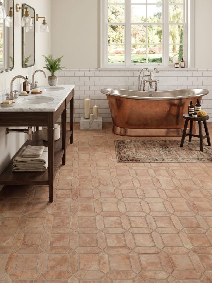 Murcia Coto Patterned Tile - 600x400mm