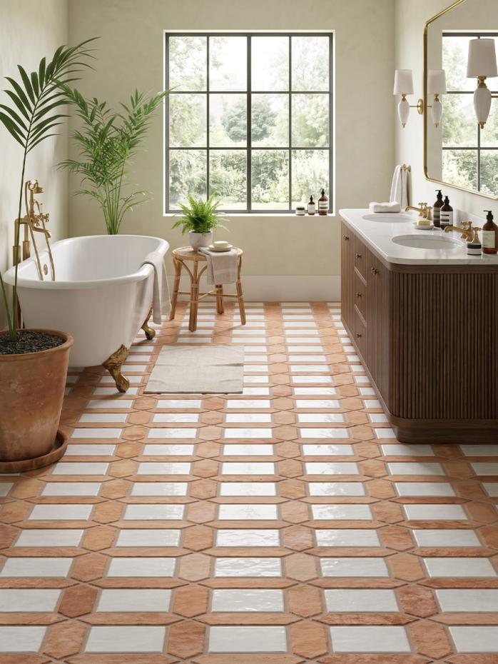Murcia Mix Coto Patterned Tile - 600x400mm