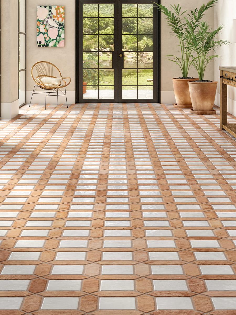 Murcia Mix Coto Patterned Tile - 600x400mm Murcia Mix Coto Patterned Tile - 600x400mm