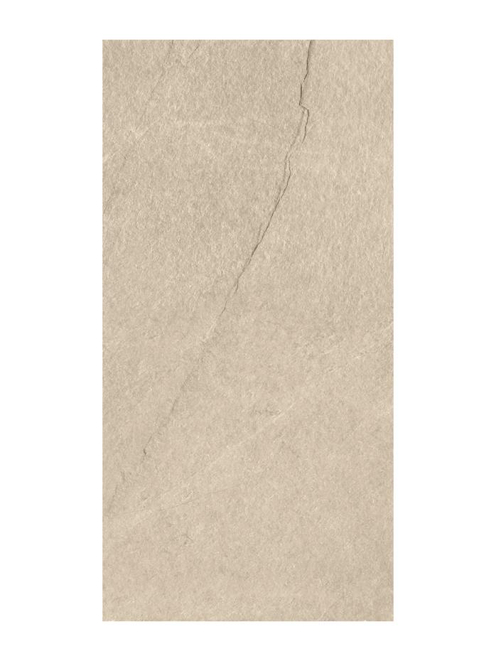 Mythe Cream Slate Effect Non Slip Porcelain Tile - 600x300mm