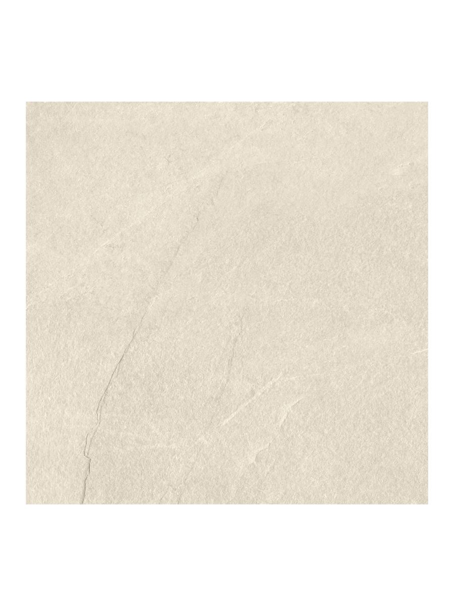 Mythe White Slate Effect Non Slip Porcelain Tile - 600x600mm