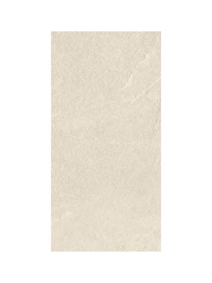 Mythe White Slate Effect Non Slip Porcelain Tile - 600x300mm