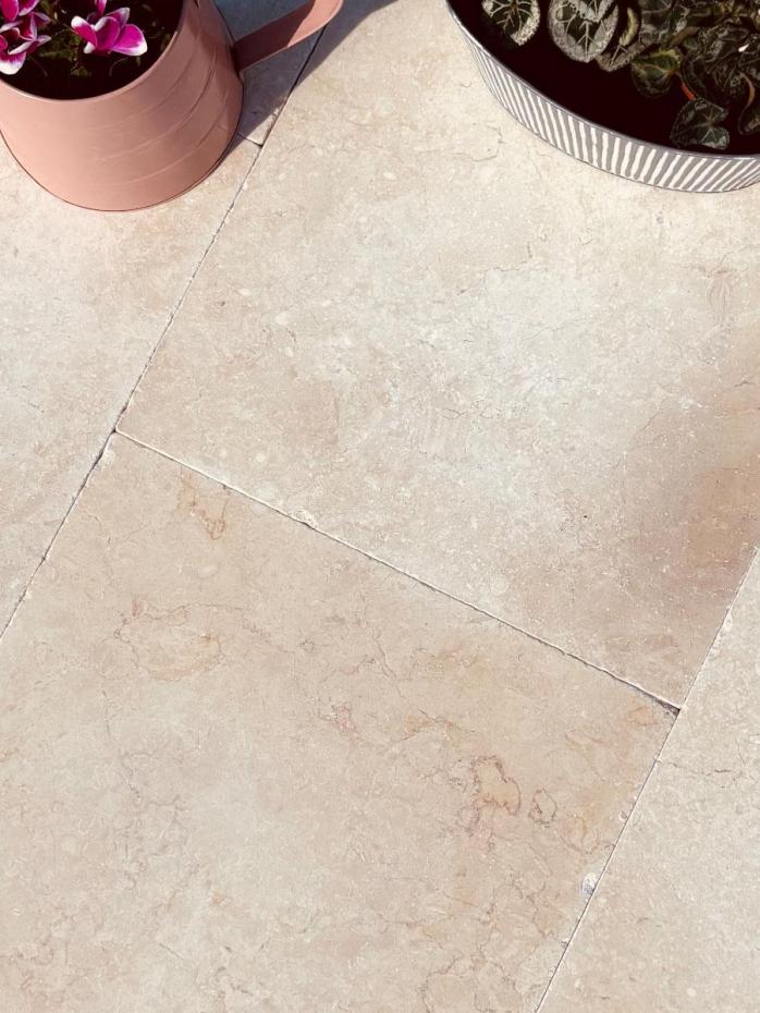 Naples Light Natural Limestone Tiles - 400x400mm