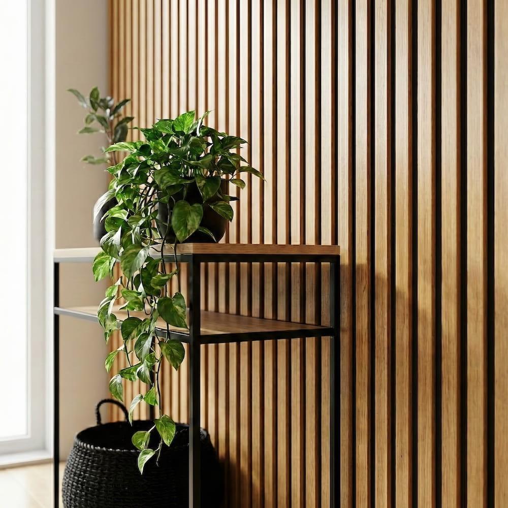 Natural Oak Acoustic Wood Wrapped Wall Panels - 2400x600x21mm