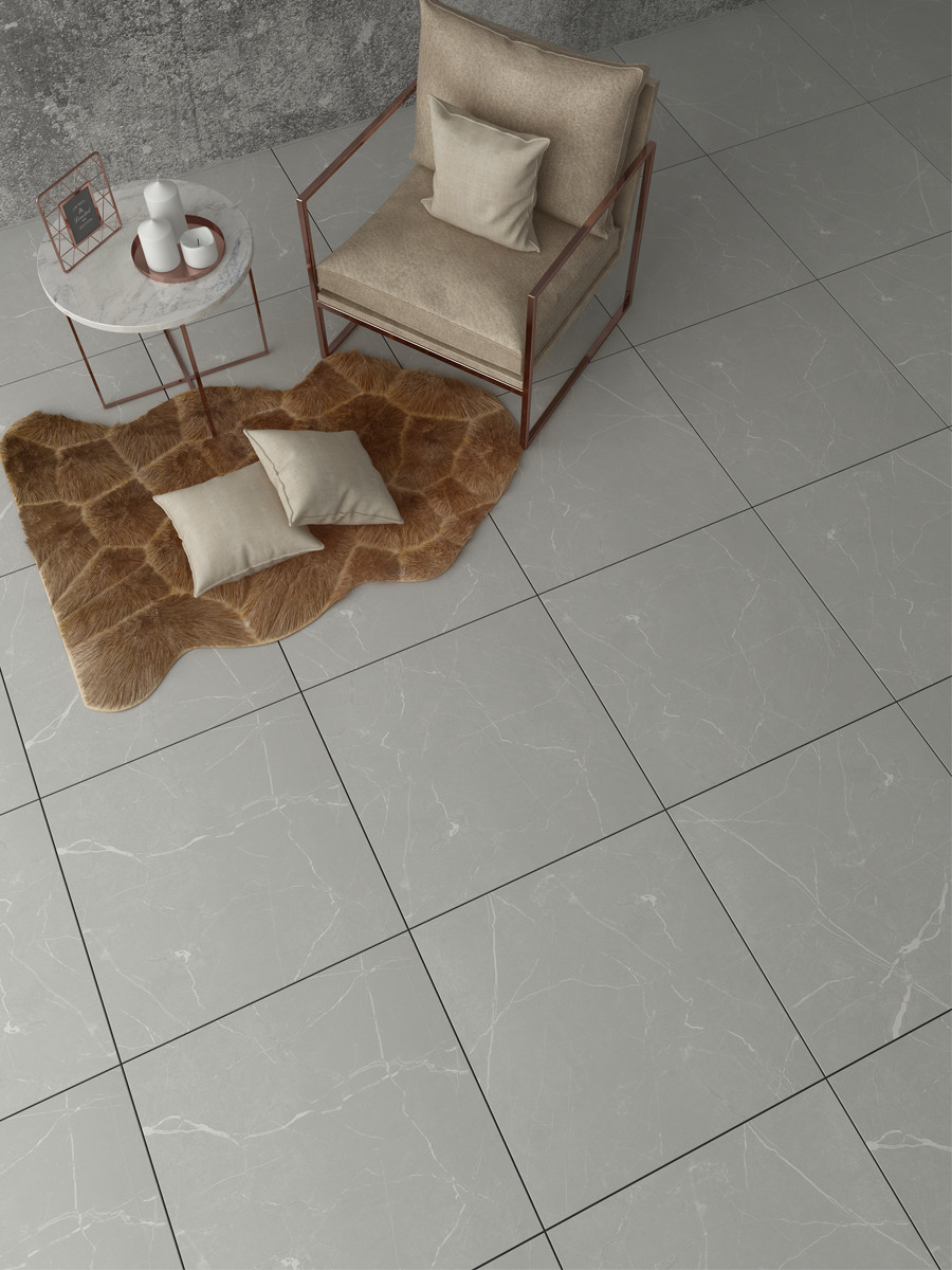 Nexus Grey Porcelain Wall & Floor Tile - 600x600