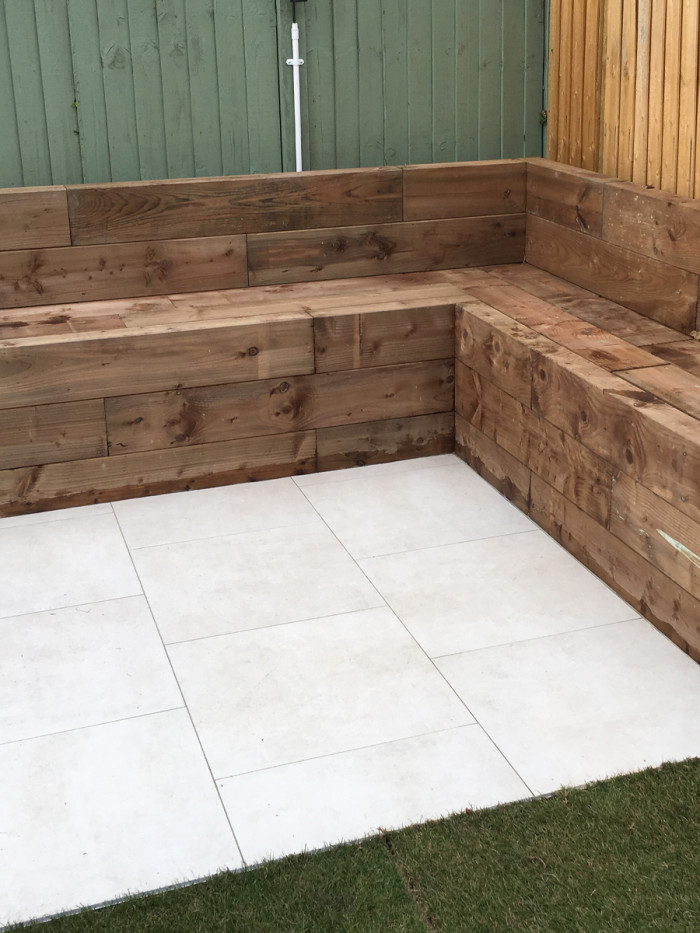 Nexus White Outdoor Porcelain Paving Slabs 600x600 Pack