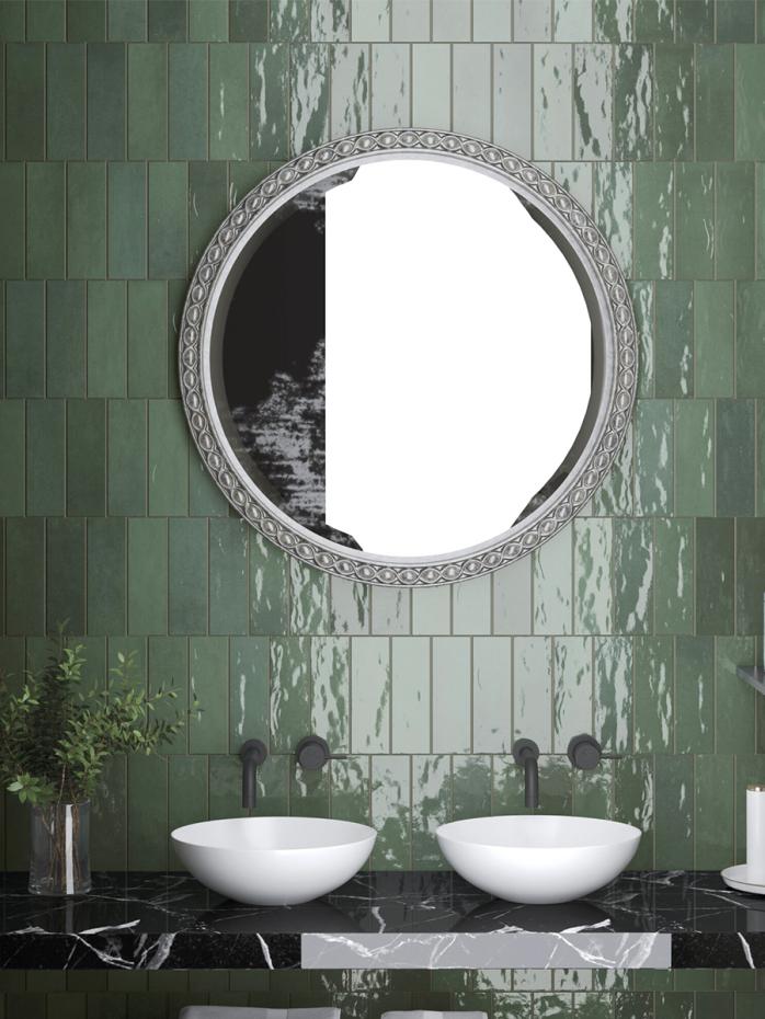 Nolita Verde Polished Brick Effect - 65x200mm