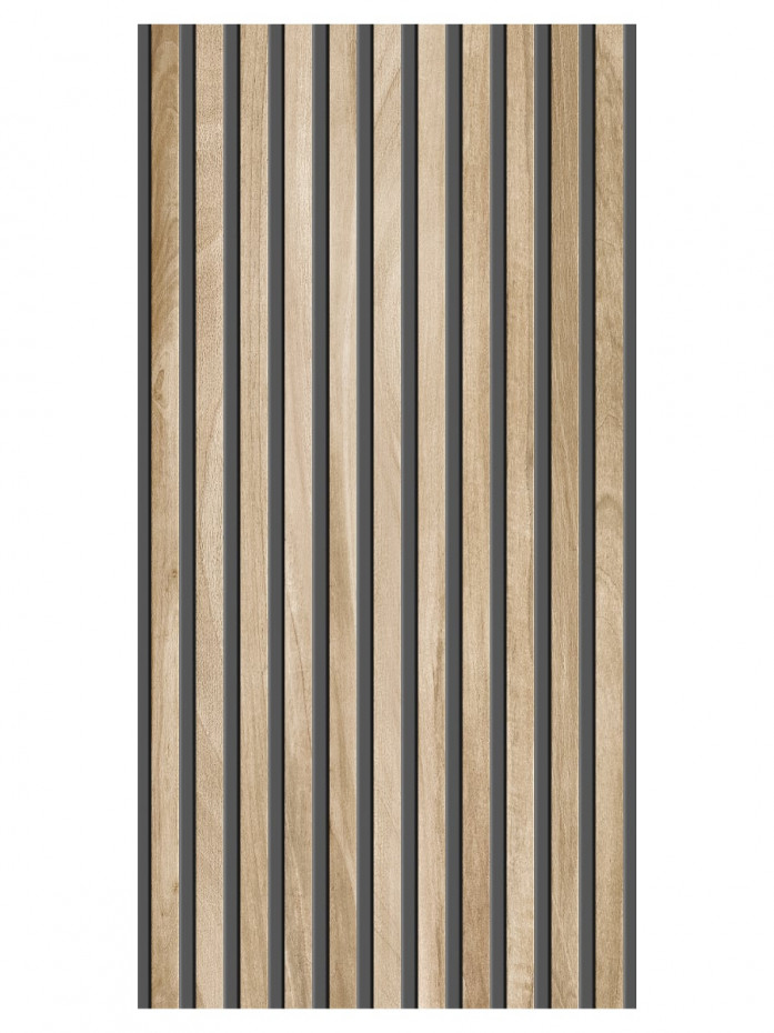 Nordic Oak Wood Slat Decor Tile - 1200x600mm