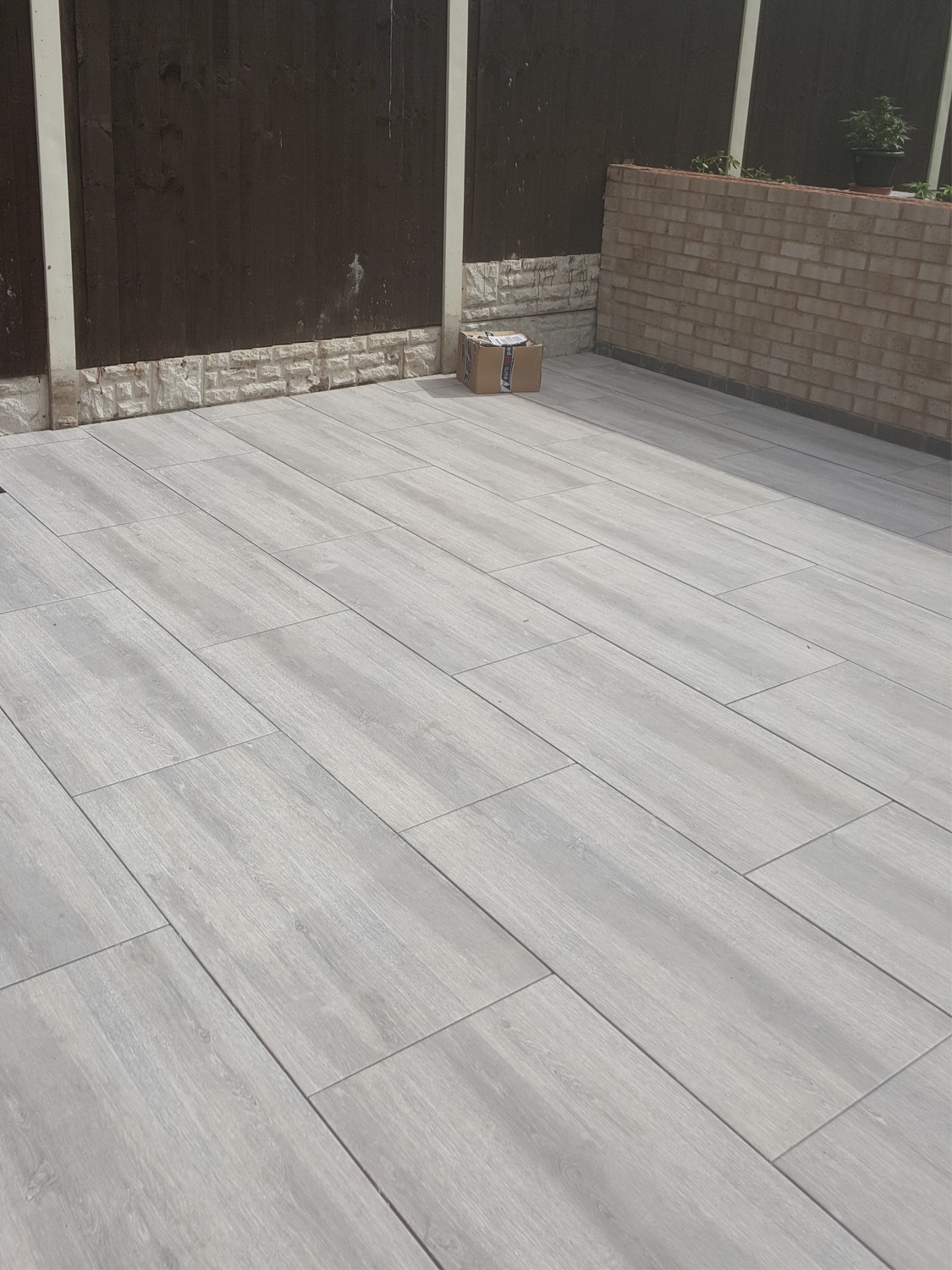 Oak Wood Effect Vitrified Porcelain Paving Slabs Patio Slabs