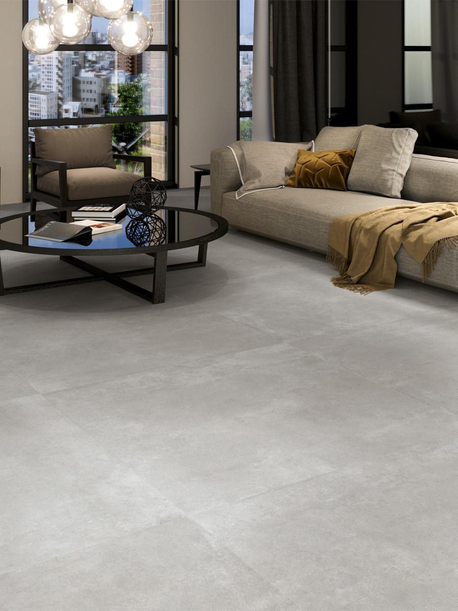 Parker Grey XXXL Italian Wall & Floor Tile - 900x900mm