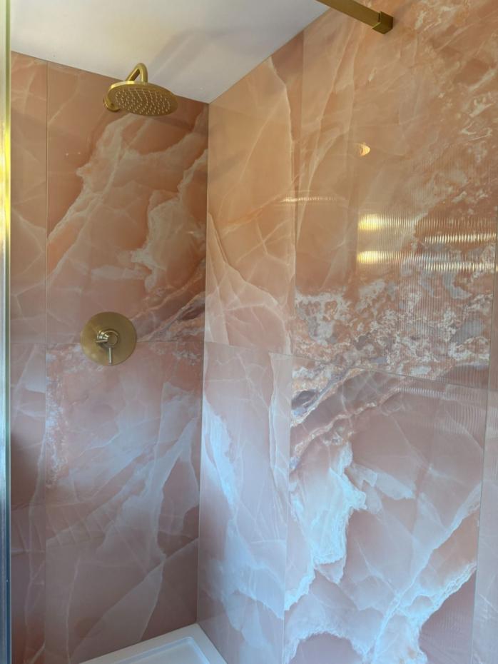 Peach Onyx Porcelain Tile - 1200x600mm